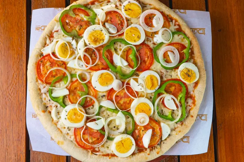 Tortilla Pizza With Tomato, Onion And Capsicum Recipe