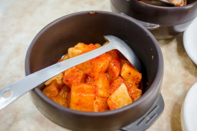 Sour Sweet Radish Key Vegetable Recipe-Sweet And Tangy Radish Dry Recipe — photo 2