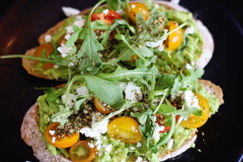 Vegetable Sandwich Recipe With Mashed Avocado And Cottage Cheese