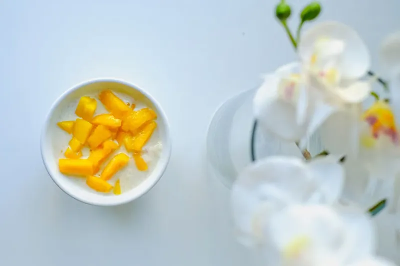 Mango And Yogurt Coconut Fool Recipe - Healthy Mango Yogurt Pudding — photo 2