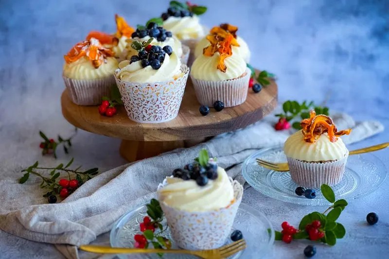 Orange Cranberry Cupcakes Recipe
