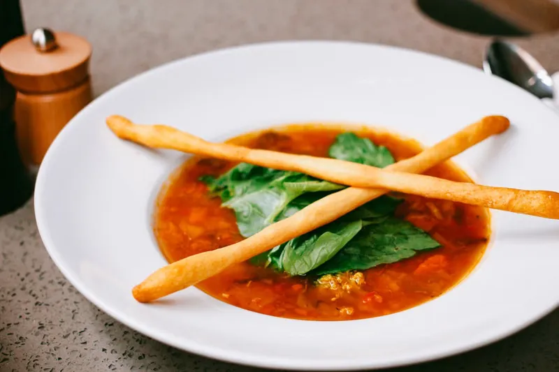 Spinach Tomato Soup Italian Style Recipe