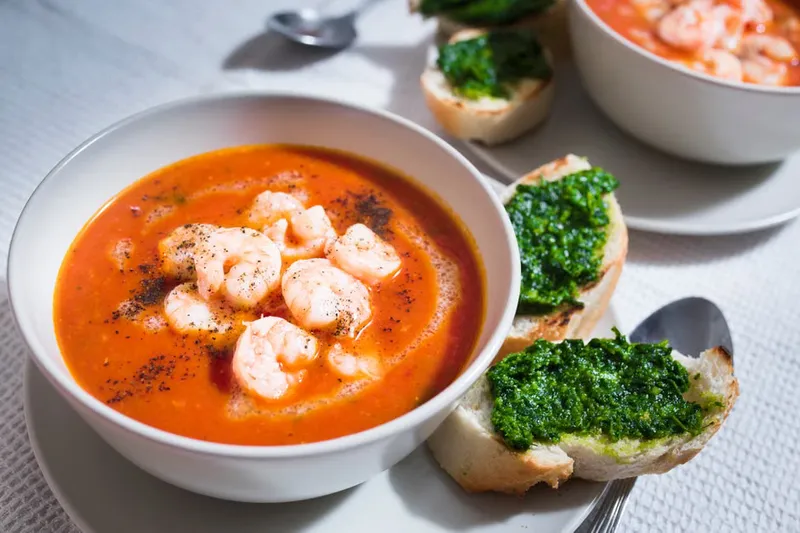 Spinach Tomato Soup Italian Style Recipe — photo 2
