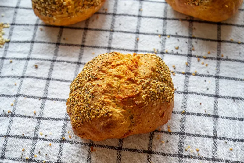 Muesli Chia Seeds Kaiser Roll Recipe - Hard Roll Recipe