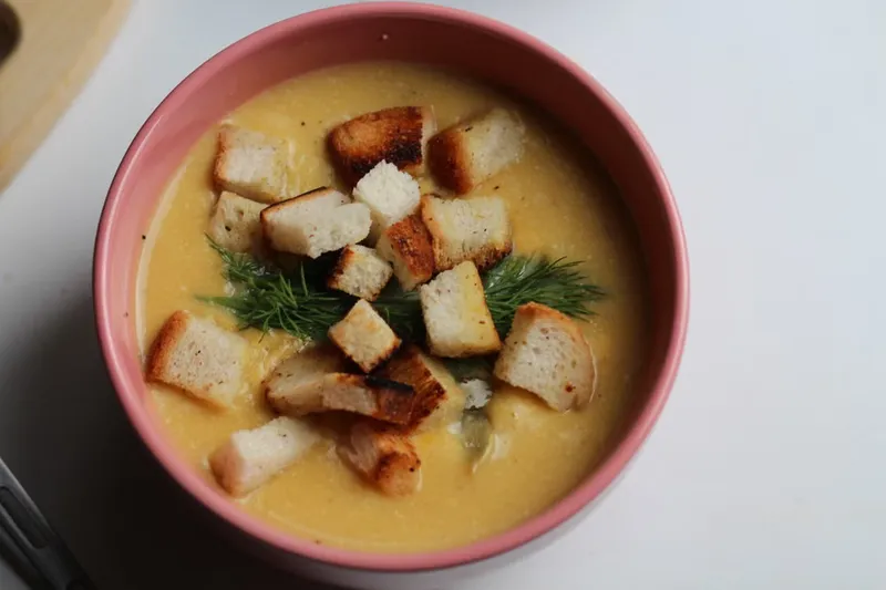 Roasted Cauliflower Dill Soup Recipe