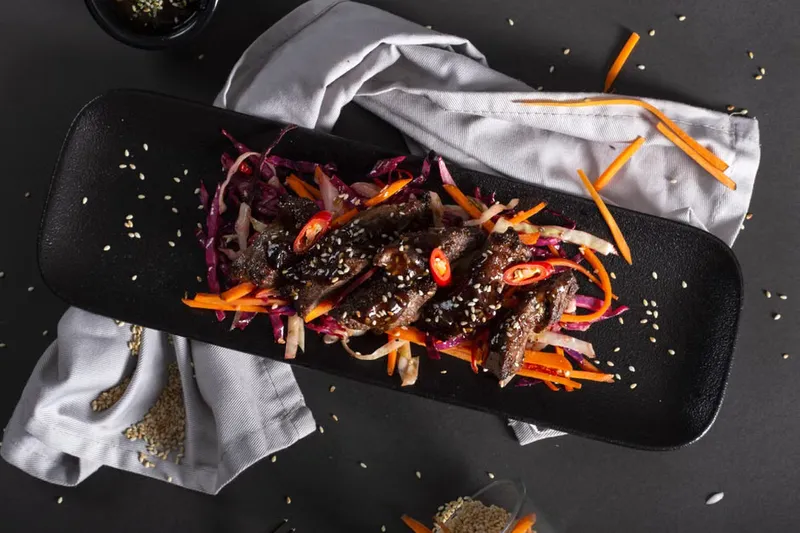 Asian Red Cabbage Salad With Roasted Peanuts Recipe