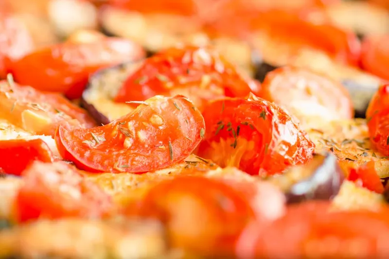 Roasted Vegetables Pizza Pouch Recipe — photo 2