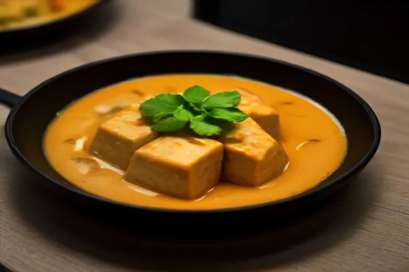 Asian Style Tofu in Spicy Orange Sauce Recipe