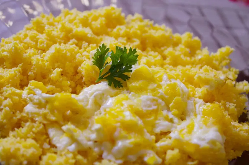 Kerala Style Puttu Upma Recipe With Scrambled Eggs — photo 2