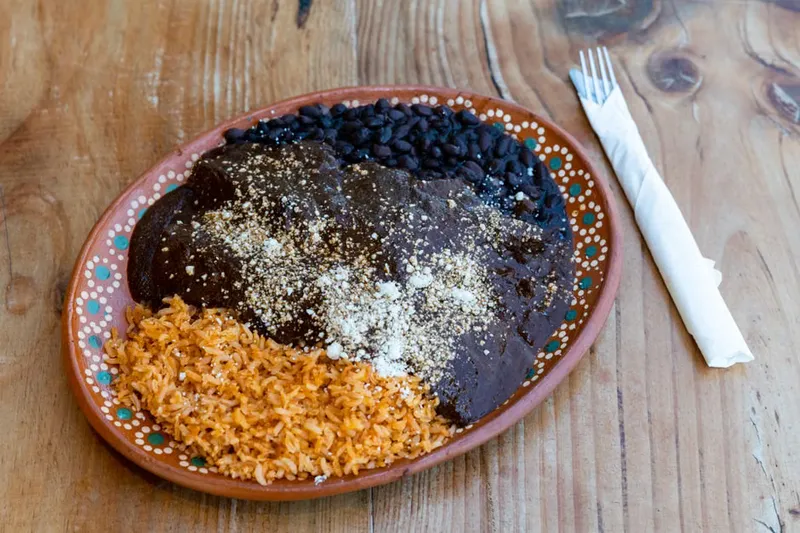 Chicken Mole With Brown Rice Recipe