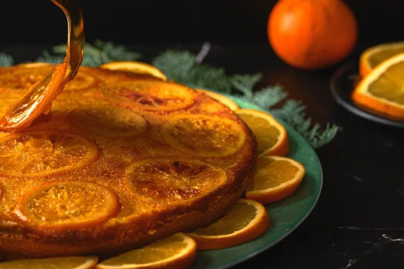 Whole Wheat and Jowar (Pearl Millet) Orange Cake With Orange Glaze Recipe — photo 2