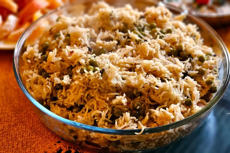 Kashmiri Pulao Recipe - Pulao Spiced With Saffron, Whole Spices & Nuts