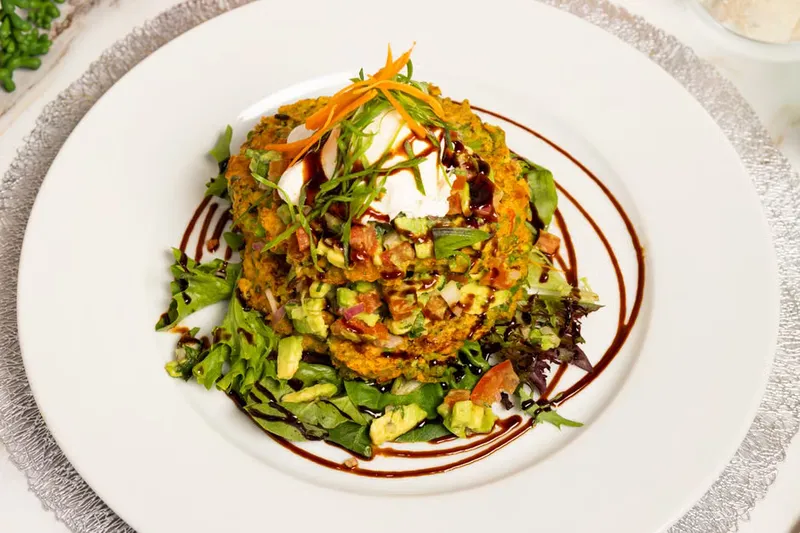 Chickpea and spinach fritters Recipe