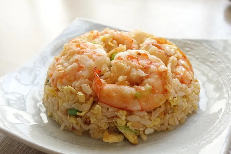 Indo Chinese Prawn And Chicken Fried Rice Recipe — photo 2