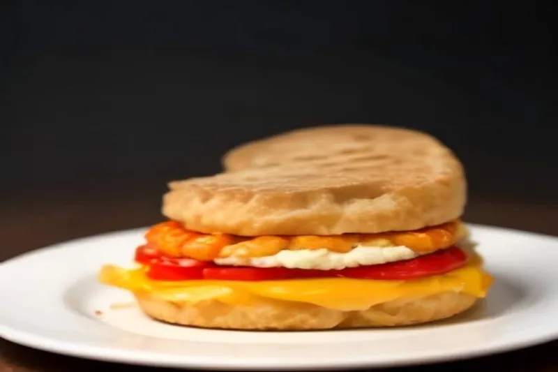Roasted Vegetable Panini Sandwich With Feta Cheese Recipe — photo 2