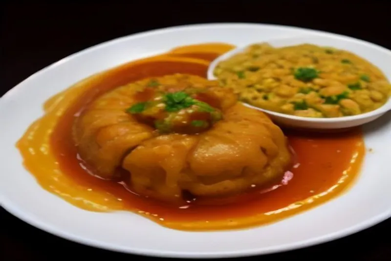 Achari Chole Aloo Tikki Chaat Recipe — photo 2