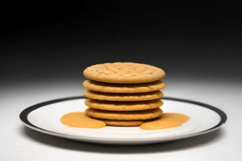 Eggless Peanut Butter Cookies Recipe