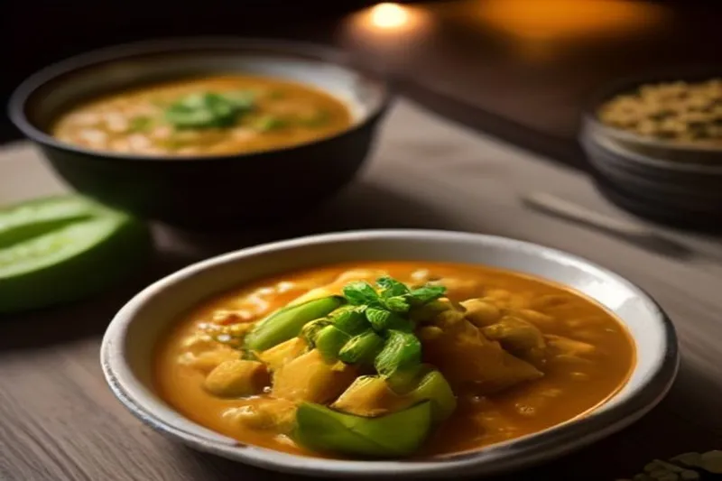 Tamil Nadu Style Pala Kottai Sambar Recipe - Mangalore Cucumber & Jackfruit Seed Sambar