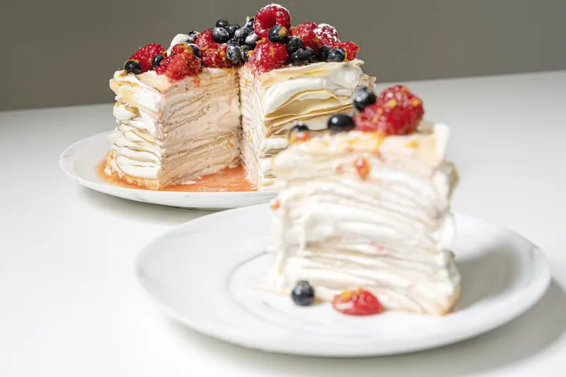 French Gâteaux Recipe (Layered Fruit and Cream Cake) — photo 2