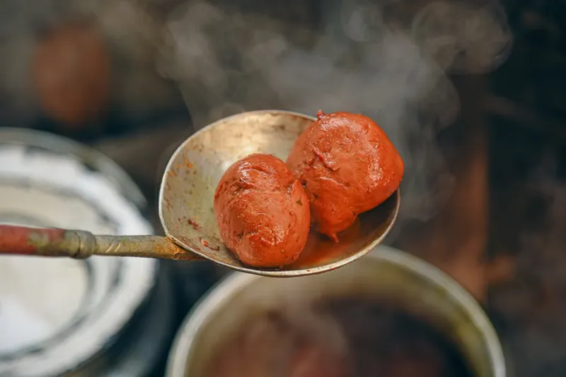 Kashmiri Style Nadru Ke Kabab Recipe-Lotus Stem in Spicy Gravy — photo 2