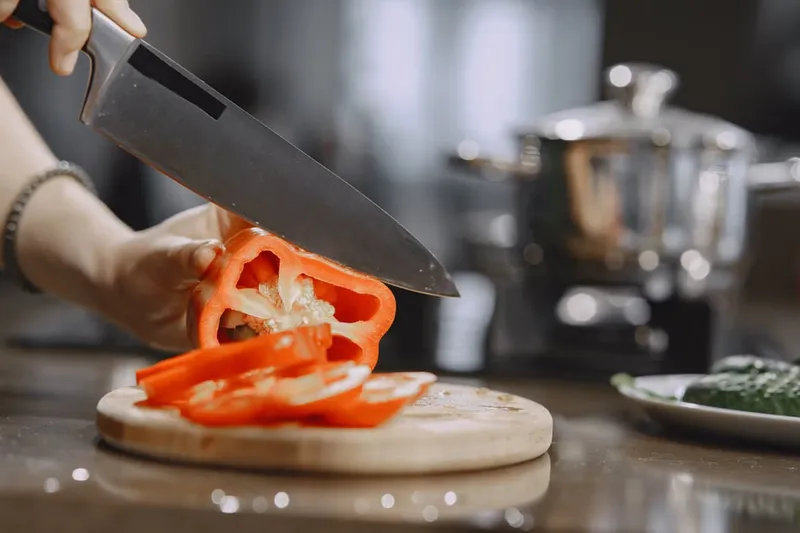 Red Capsicum Poriyal Recipe - Red Bell Pepper Stir Fry — photo 2