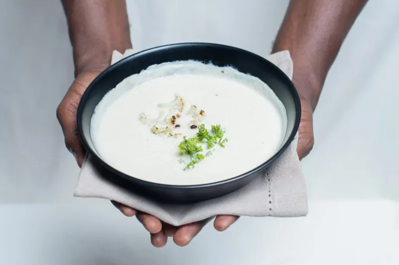 Roasted Cauliflower Soup Recipe