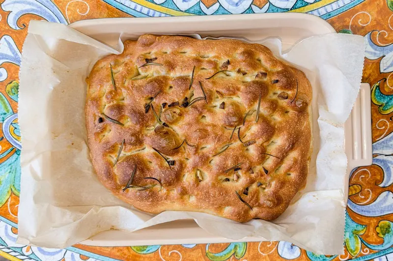 Roasted Apple, Onions and Cheese Focaccia Recipe