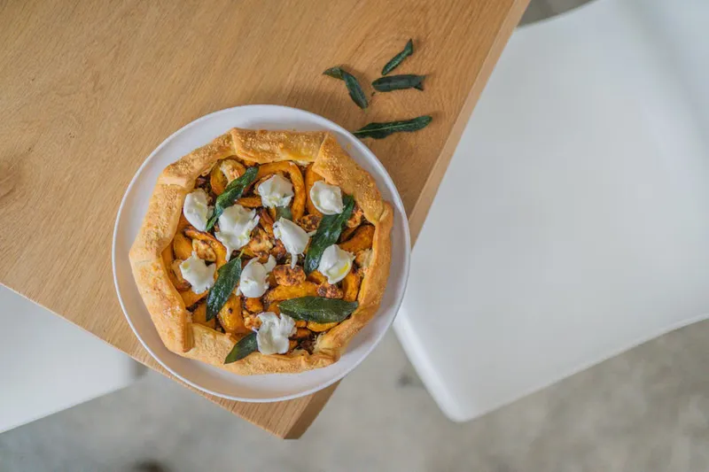 Thandai Nectarine Mini Galette Recipe — photo 2