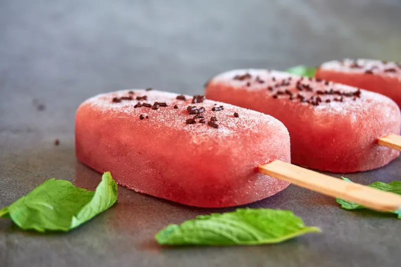 Watermelon Ice Popsicles Recipe