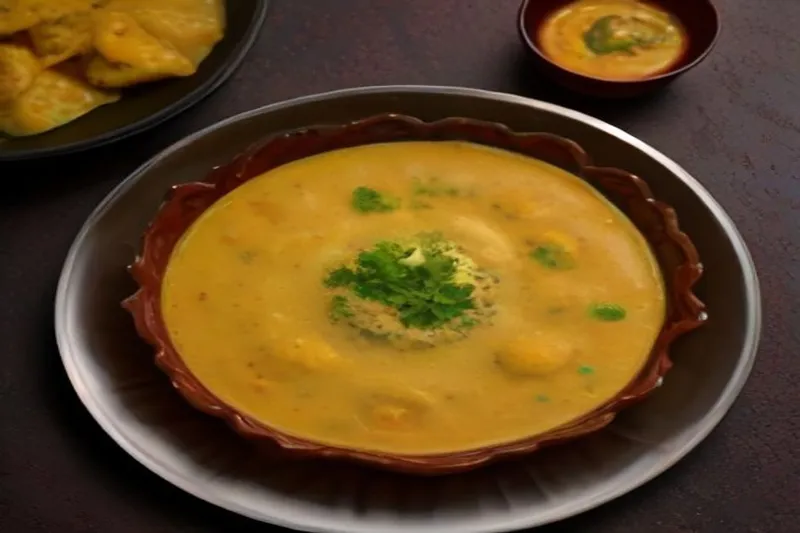 Methi Pakoda Kadhi Recipe - Punjabi Kadhi Pakora — photo 2