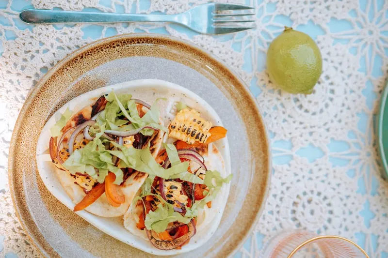 Chinese Tacos (Salad Taco with Hot and Sweet Vegetables) -Fusion Recipe — photo 2