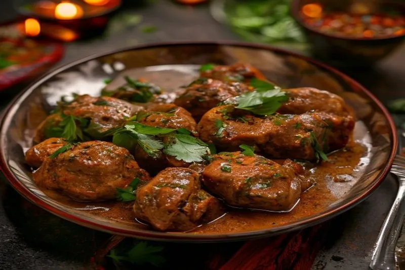 Haryanvi Saag Gosht Recipe