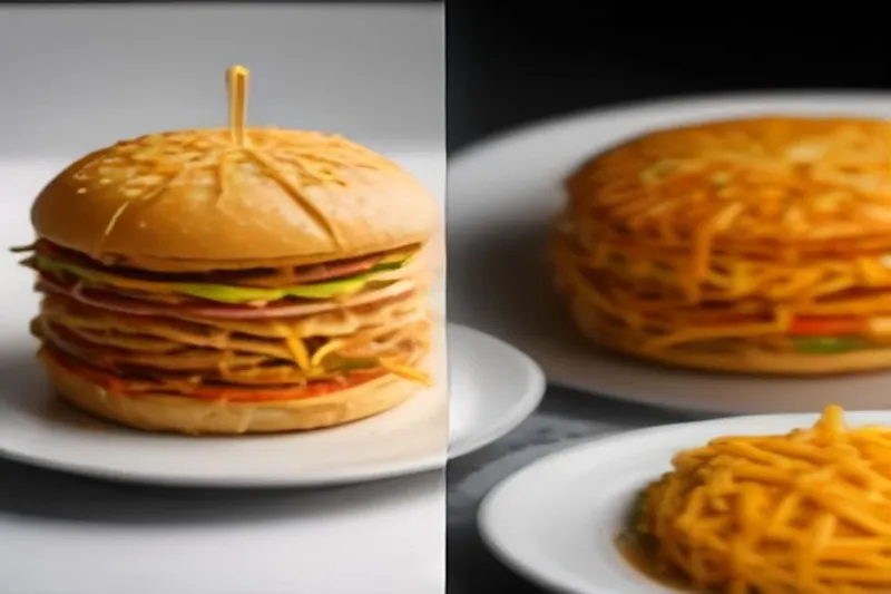Delicious & Cheesy Spaghetti Sandwich Recipe — photo 2