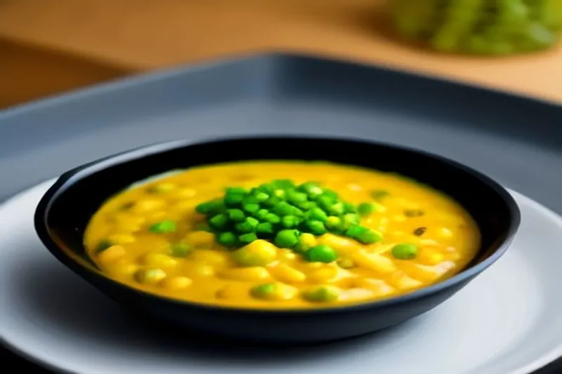 Punjabi Style Creamy Cauliflower And Peas Curry (Recipe in Hindi)