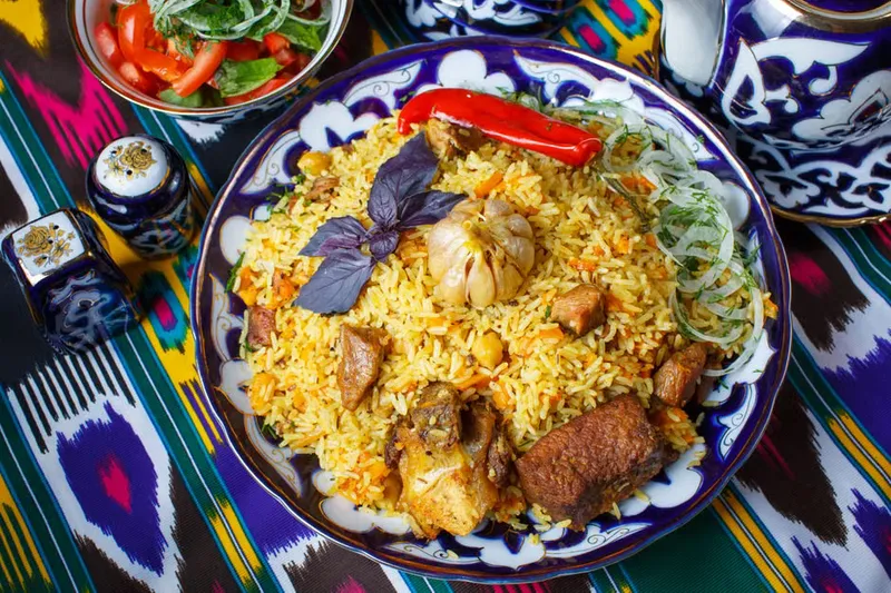 Pakistani Chickpeas Pulao Recipe With Sweet Hot Date Onion Chutney — photo 2