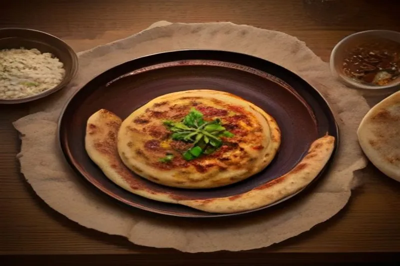 Awadh Style Bakarkhani Roti Recipe ( Thick Spiced Flatbread Recipe )