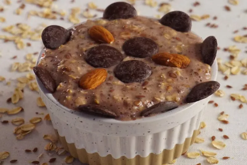 Peanut Butter And Flax Oats Bar With Chocolate Chip Recipe