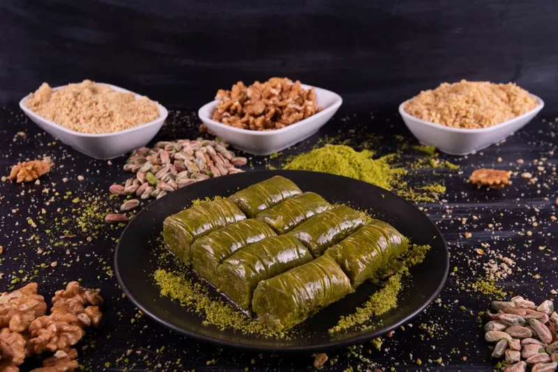 Baklava Rolls Recipe - Turkish Sweet Rolls