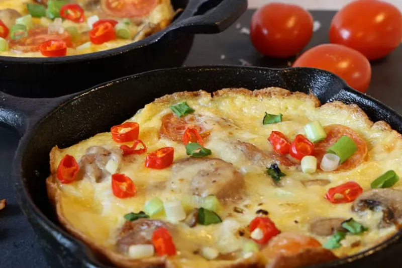Tomato and Zucchini Frittata Recipe