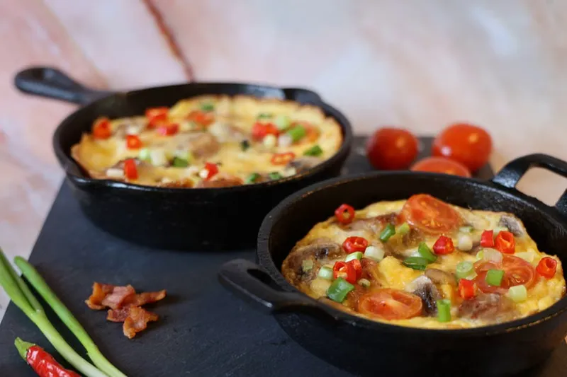 Tomato and Zucchini Frittata Recipe — photo 2
